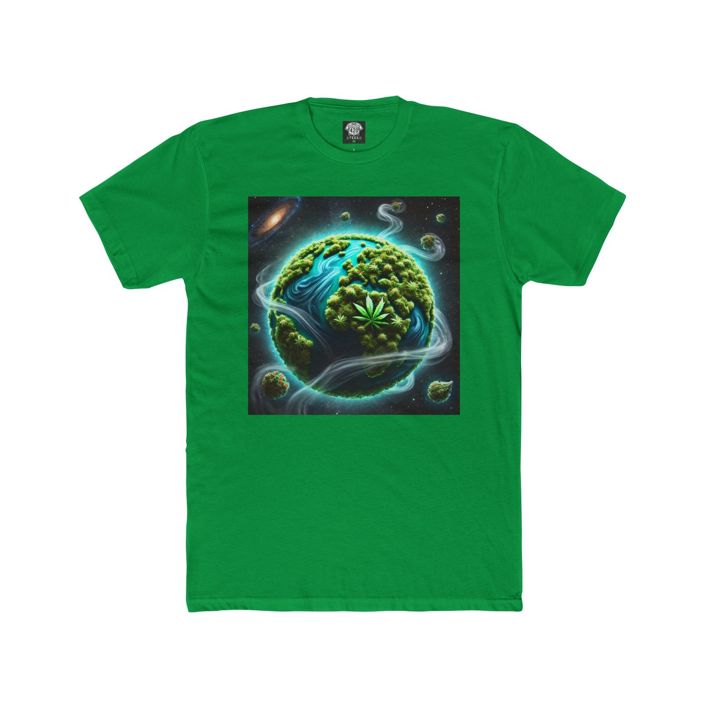 "Planet Kush" ☀️🌍💨🚀 Unisex Cotton Crew Tee